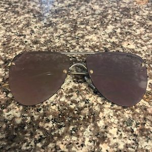 LeSpec pink mirror glasses